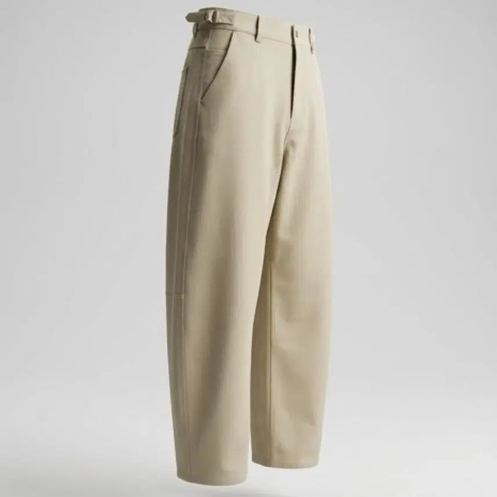 [BUNJANG] LAKE Side Buckle 100% Cotton Pants / 여성F/ 국내제작 LAKE 사이드 버클 면100 코튼 팬츠BG 21-97