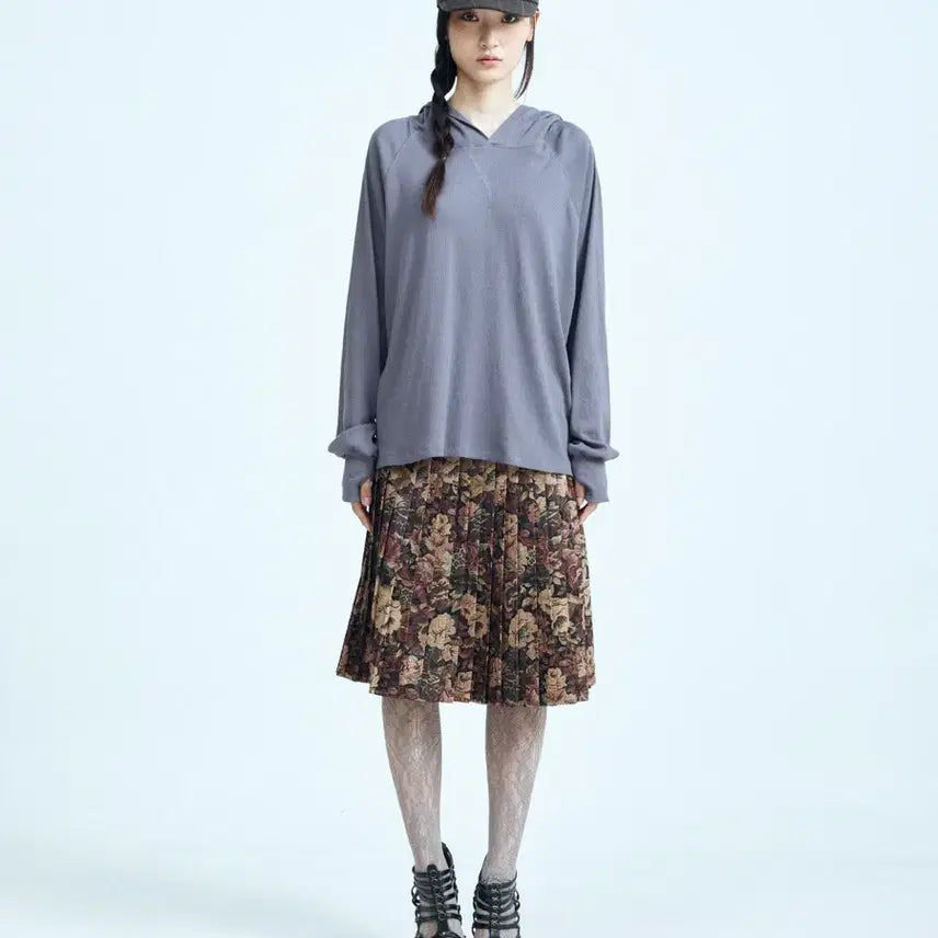 [BUNJANG] Colocynth MARCA Pleats Skirt Flower / 콜로신스 MARCA PLEATS SKIRT FLOWER