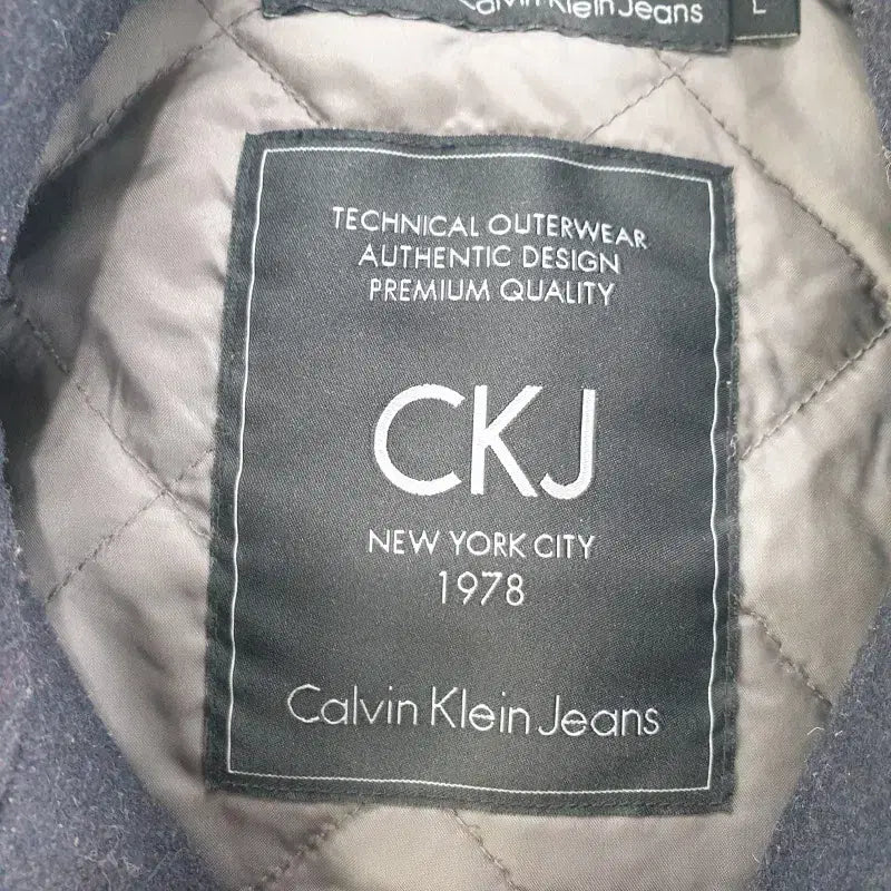 [BUNJANG] Calvin Klein Navy Hooded Jumper / 켈빈클라인 남성L 네이비 후드 점퍼 M5701