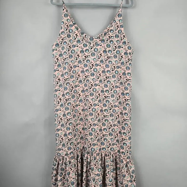 [BUNJANG] OZZOK F Love &amp; Peace Pink Bustier Long Dress / [무료배송]오조크 F 여성 러브앤피스 핑크  뷔스티에 롱 원피스