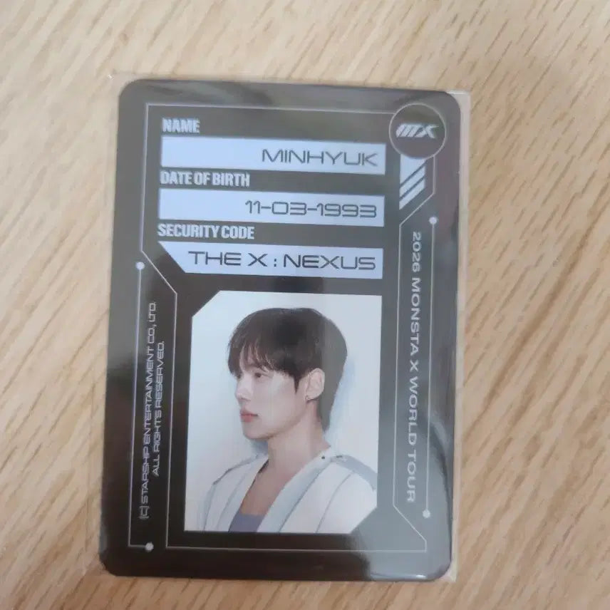 [SOLD OUT] 몬스타엑스 더 넥서스  포카홀더 포토카드 민혁