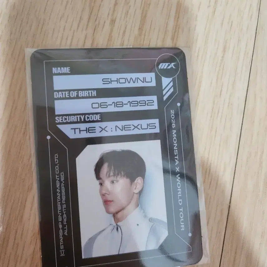 [SOLD OUT] 몬스타엑스 더 넥서스  포카홀더 포토카드 셔누