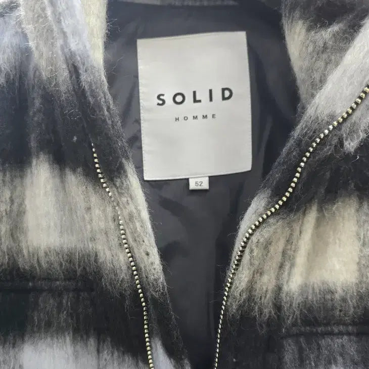 [BUNJANG] SOLID HOMME Check Padded Vest / SOLID HOMME 체크 패딩 베스트 52(110)