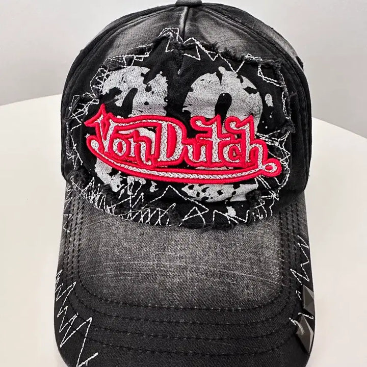 [BUNJANG] BONDI PROJECT Vintage Distressed Ball Cap Grey / 본더치 빈티지 디스트로이드 볼캡 그레이