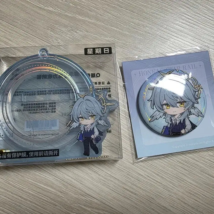 [BUNJANG] Honkai Star Rail Sunday Badge + Badge Case POB / 붕괴 스타레일 선데이 뱃지+뱃지케이스 특전