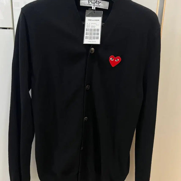 [BUNJANG] Comme des Garcons Black Cardigan L / 23fw 꼼데가르송 가디건블랙 L (새상품급)