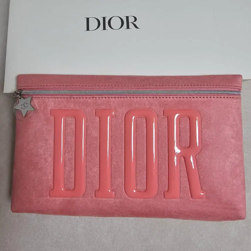 [BUNJANG] Dior Suede Clutch Pouch / 디올 스웨이드  클러치겸 파우치