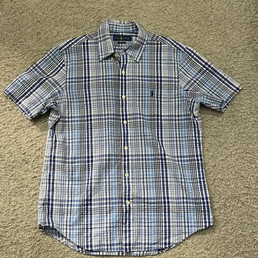 [SOLD OUT] [100] 폴로 랄프로렌 시어서커 반팔셔츠