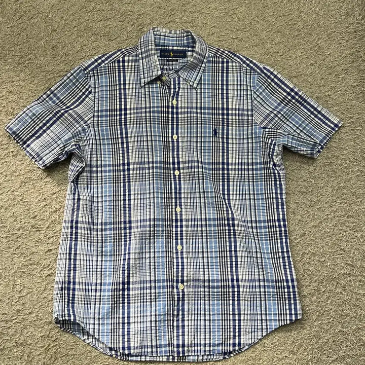 [SOLD OUT] [100] 폴로 랄프로렌 시어서커 반팔셔츠