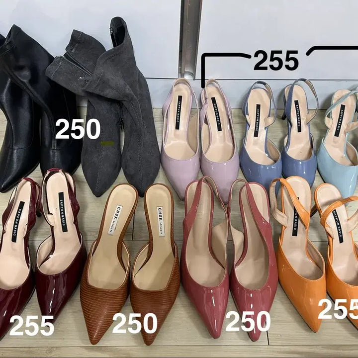 [BUNJANG] Sappun Slingback &amp; Ankle Boots - Various Colors / 구두 전부 새상품 (각 오천) 250/255