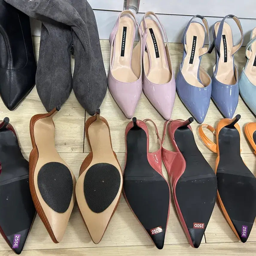[BUNJANG] Sappun Slingback &amp; Ankle Boots - Various Colors / 구두 전부 새상품 (각 오천) 250/255