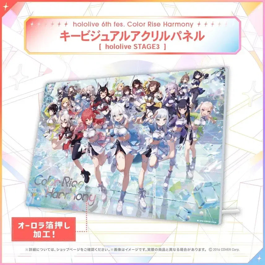 [BUNJANG] Hololive 6th Fes Acrylic Panel / 홀로라이브 6th fes 아크릴