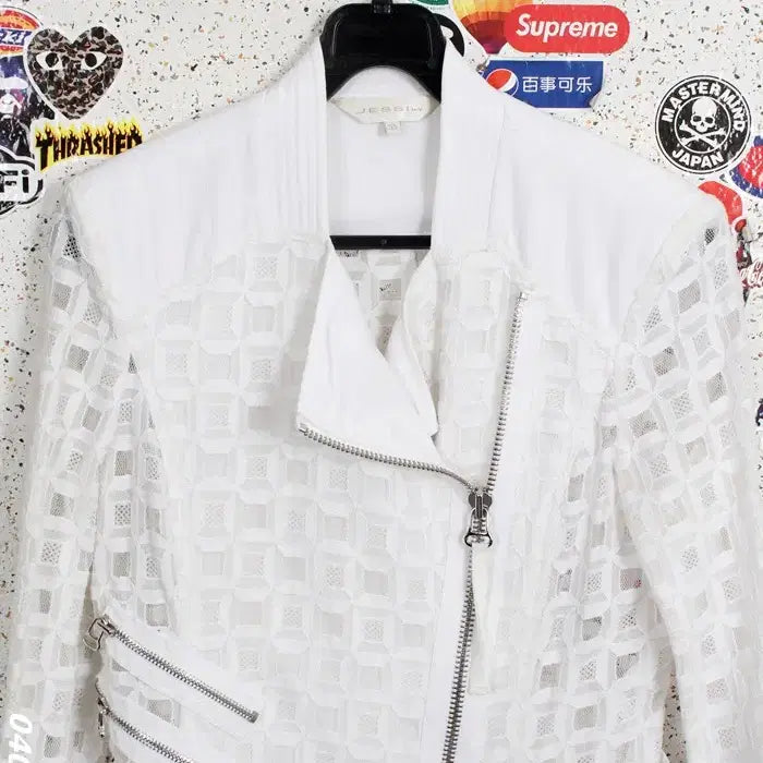 [BUNJANG] Jessi New York Lace See-Through Rider Jacket Women&