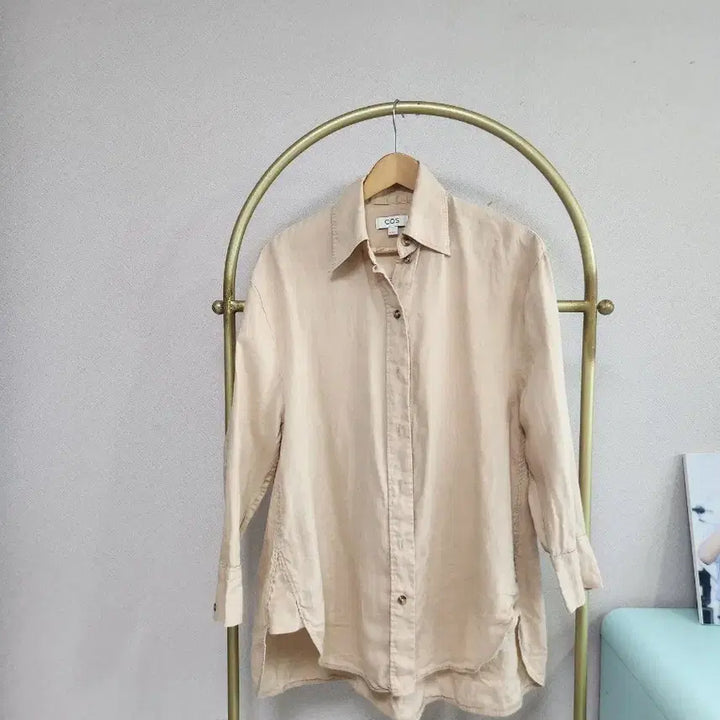 [BUNJANG] COS Beige Linen Shirt / COS 코스 베이지 린넨 셔츠