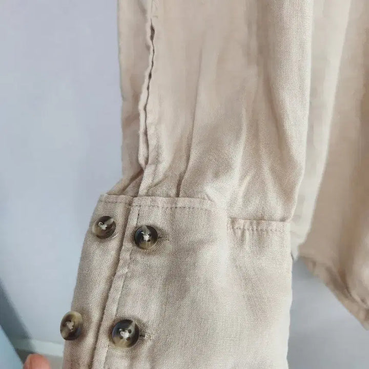 [BUNJANG] COS Beige Linen Shirt / COS 코스 베이지 린넨 셔츠