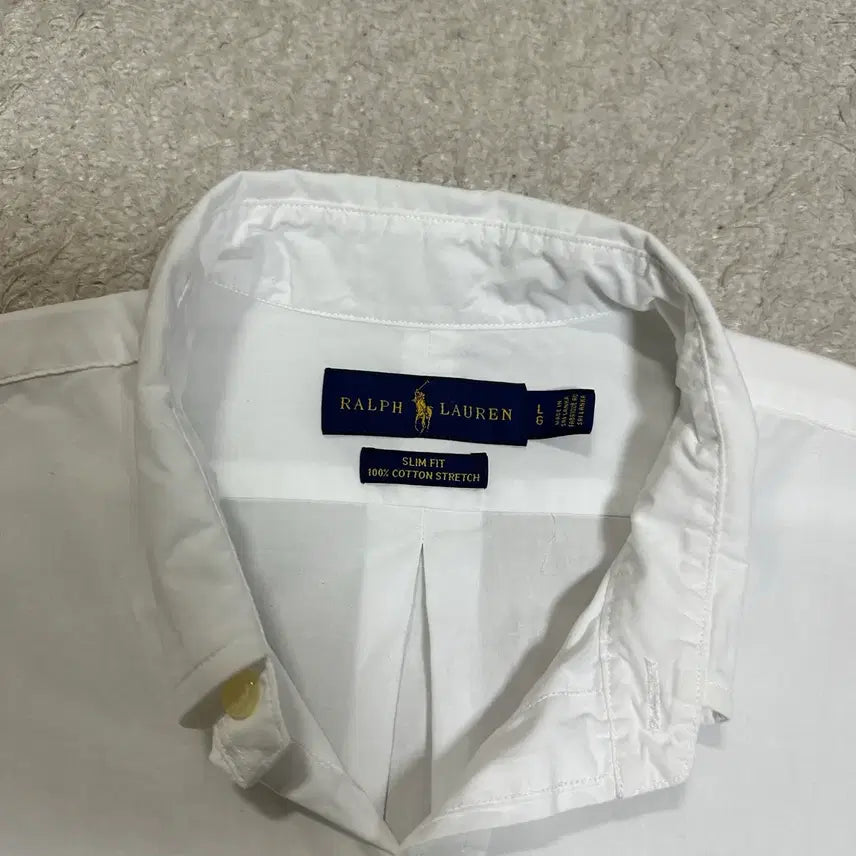 [BUNJANG] Polo Ralph Lauren White Shirt L / 폴로 랄프로렌 화이트 셔츠 L