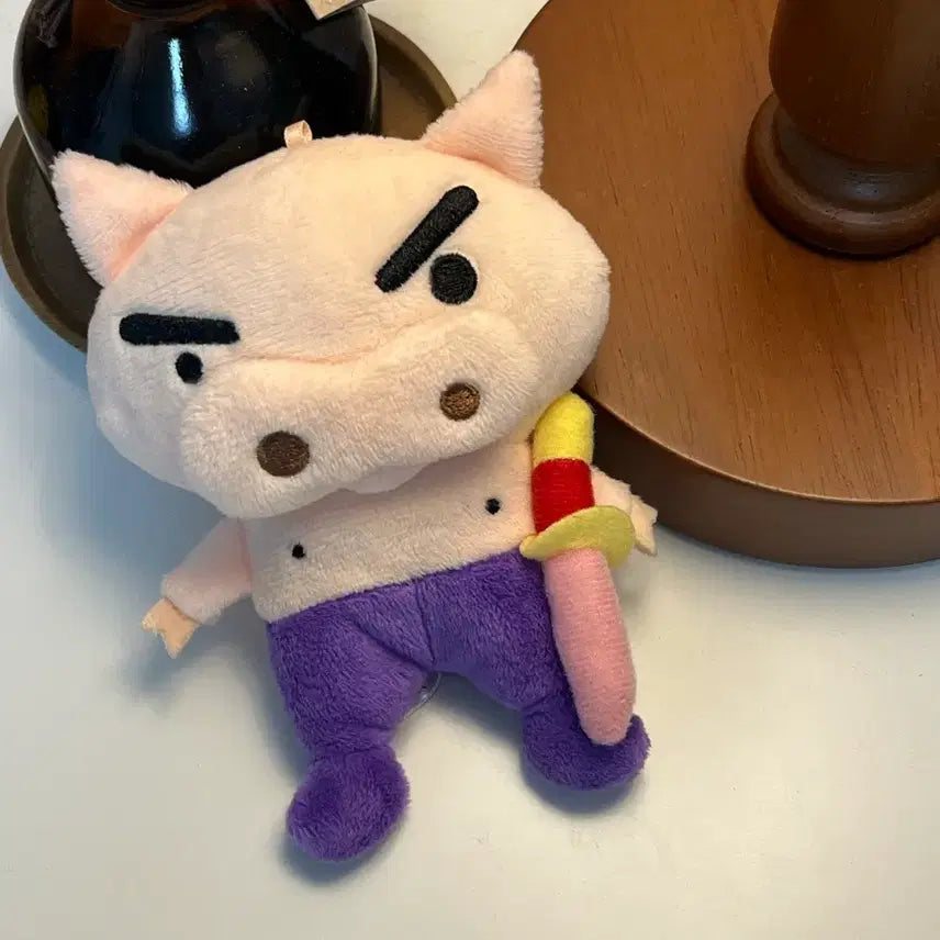 [BUNJANG] Buriburimon Crayon Shin-chan Keychain Plush / 부리부리몬 짱구 키링