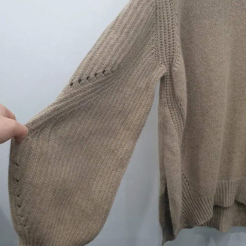[BUNJANG] Kuho Cashmere 100% Pullover Knit Sweater / 구호 캐시미어100 풀오버 니트 (66-77)