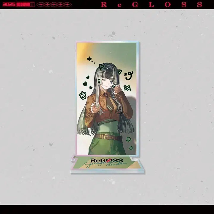 [BUNJANG] Hololive ReGLOSS Juufuutei Raden Acrylic Stand &amp; File / 홀로라이브 리글로스 주우후테이 라덴