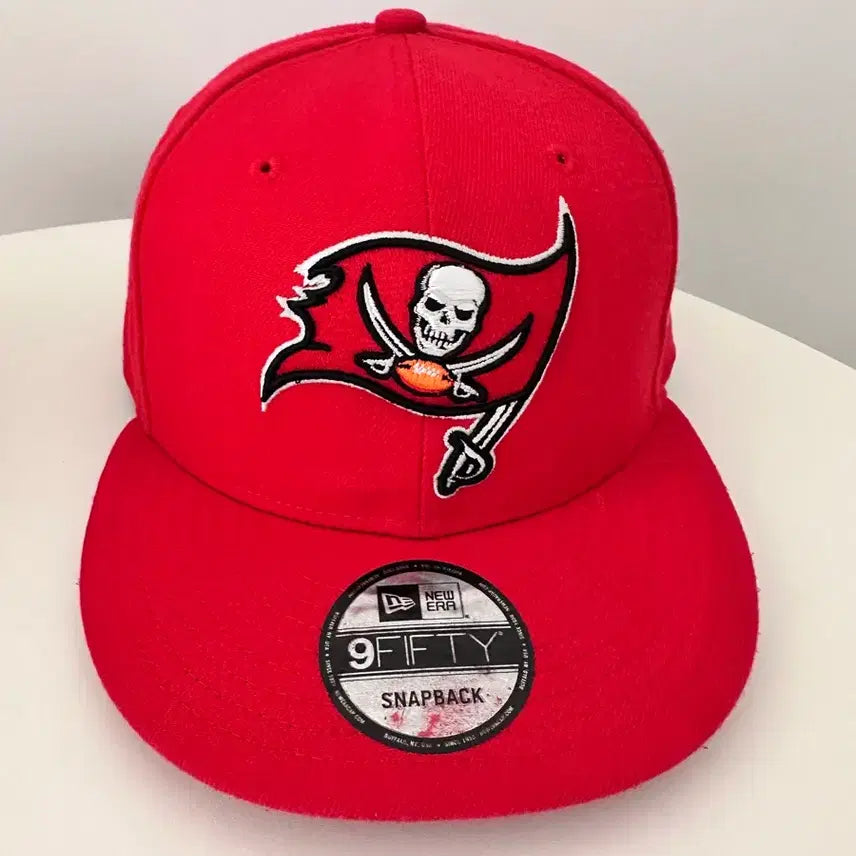 [BUNJANG] New Era Tampa Bay Buccaneers Snapback Hat Red / 뉴에라 탬파베이 버커니어스 스냅백 레드