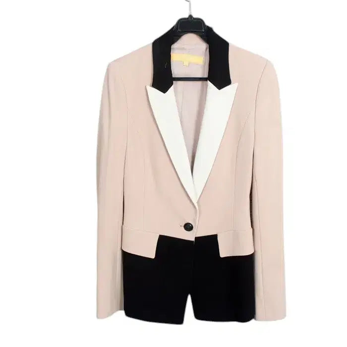 [BUNJANG] Egoist Color Block Formal Jacket BG A-126 / 여성L / 에고이스트 심플 배색 정장자켓BG A-126