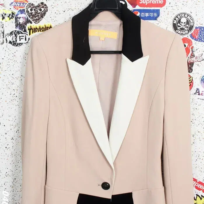 [BUNJANG] Egoist Color Block Formal Jacket BG A-126 / 여성L / 에고이스트 심플 배색 정장자켓BG A-126