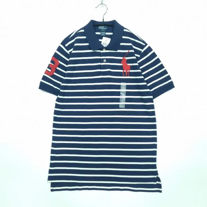 [BUNJANG] Polo Ralph Lauren Big Pony Striped T-shirt / 폴로 랄프로렌 빅포니 스트라이프 반팔 폴로