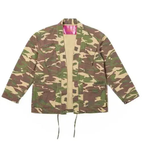 [BUNJANG] United Arrows &amp; Sons Camo Haori Shirt Jacket M / 유나이티드 애로우즈 앤 손즈 카모 토미셔츠 하오리 자켓 M
