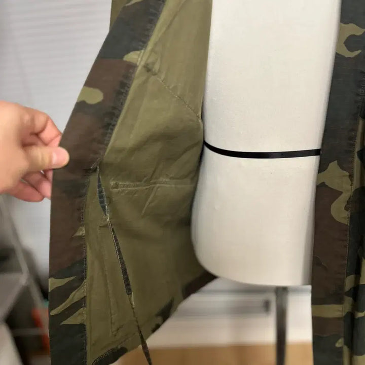 [BUNJANG] United Arrows &amp; Sons Camo Haori Shirt Jacket M / 유나이티드 애로우즈 앤 손즈 카모 토미셔츠 하오리 자켓 M