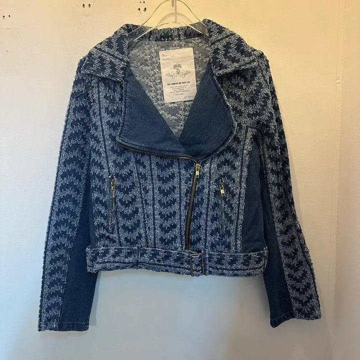 [BUNJANG] Tankus Denim Rider Jacket S / 탱커스 데님 라이더 자켓 S