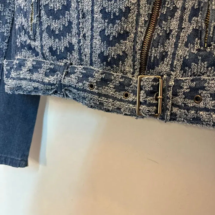 [BUNJANG] Tankus Denim Rider Jacket S / 탱커스 데님 라이더 자켓 S