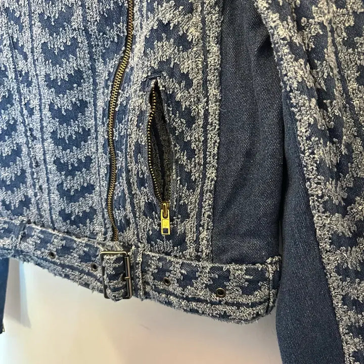 [BUNJANG] Tankus Denim Rider Jacket S / 탱커스 데님 라이더 자켓 S
