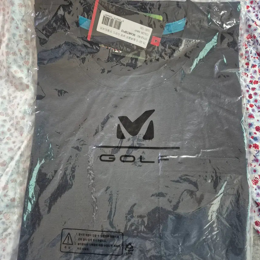[BUNJANG] Millet Golf Short Sleeve T-Shirt Navy L / (새상품) 밀레 골프 반팔티셔츠 (네이비)