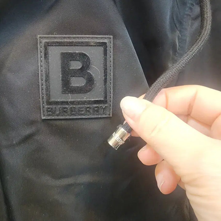 [BUNJANG] Burberry Hooded Belted Coat / BURBERRY 버버리/미착용/66사이즈/블랙 후드 벨트  코트
