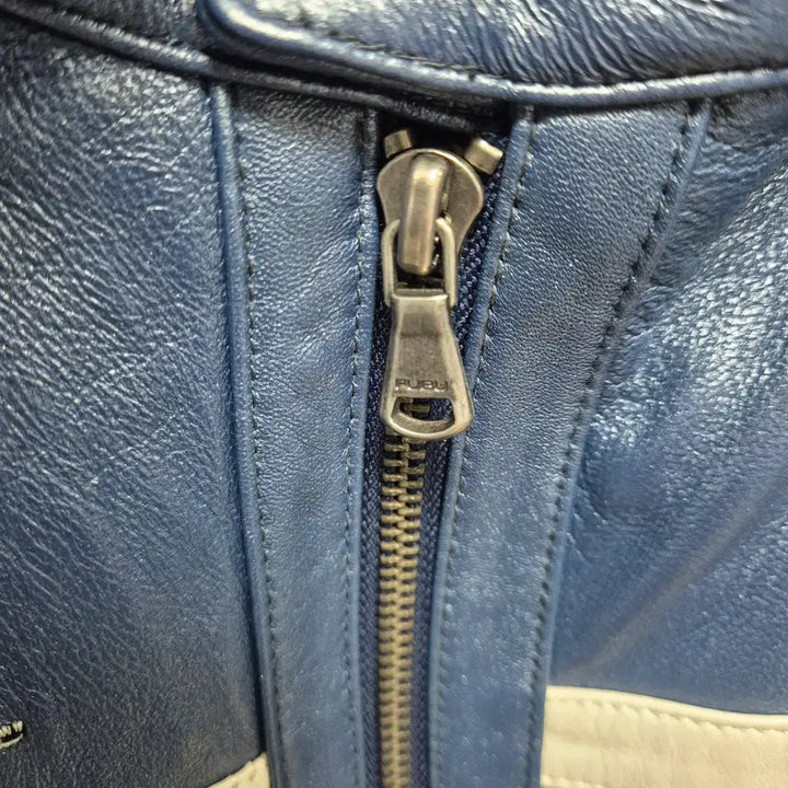 [BUNJANG] FUBU x Ford GT Biker Lambskin Leather Jacket / (43) FUBU x FORD GT 바이커 양가죽 자