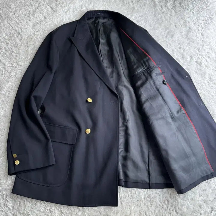 [BUNJANG] J.PRESS Double Breasted Gold Blazer Jacket / 제이프레스 더블 브레스티드 자켓 금장 블레이저