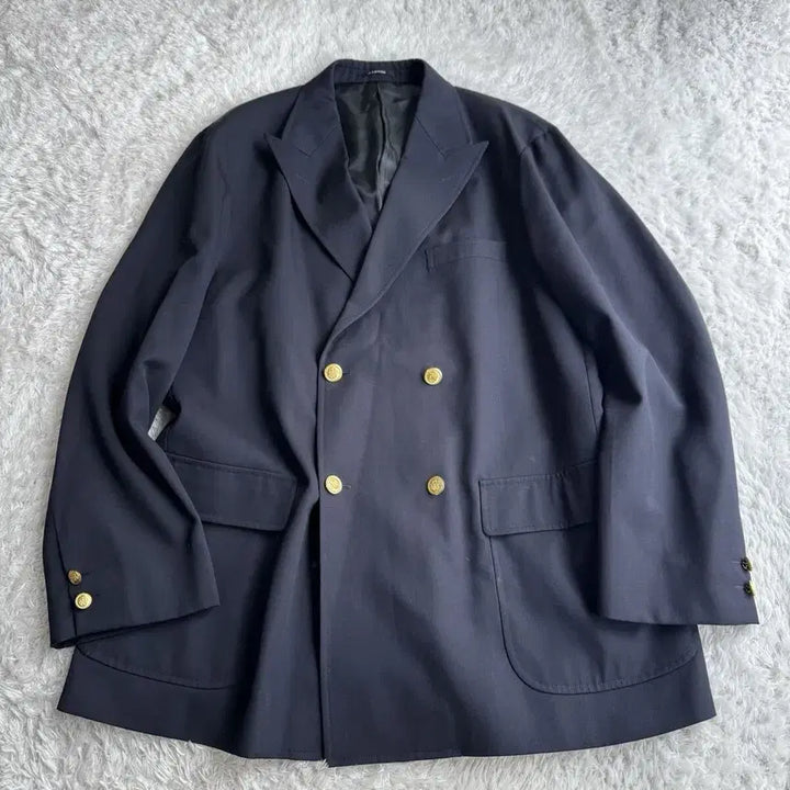 [BUNJANG] J.PRESS Double Breasted Gold Blazer Jacket / 제이프레스 더블 브레스티드 자켓 금장 블레이저