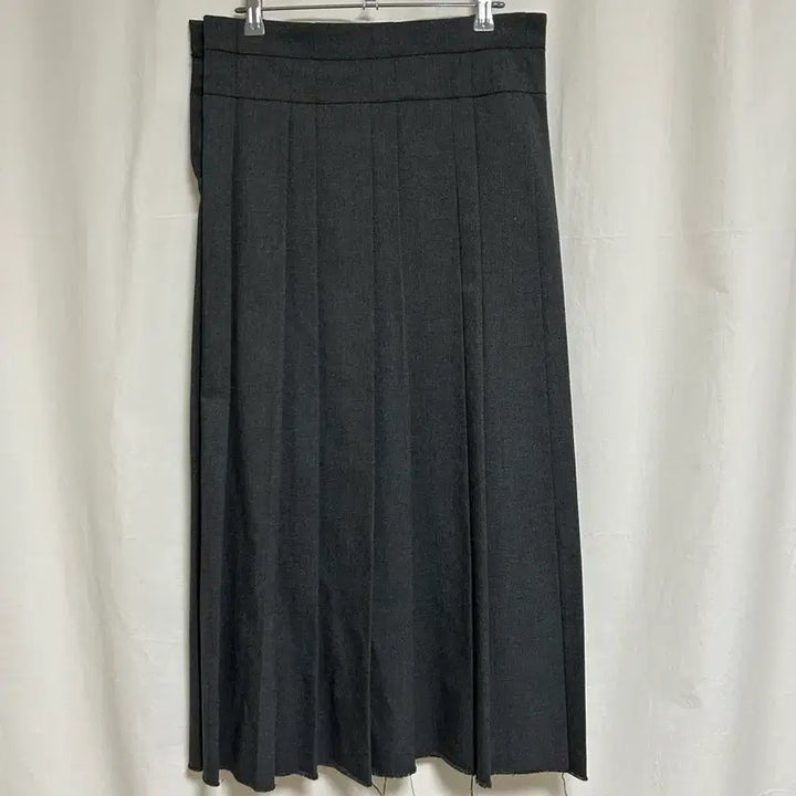 [BUNJANG] Open yy Pleated Wrap Maxi Skirt / Open yy Pleated Wrap Maxi Skirt