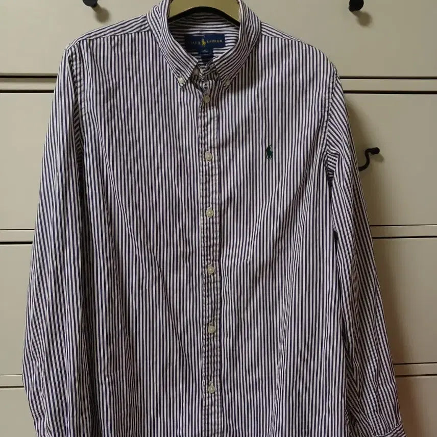 [BUNJANG] Polo Ralph Lauren Striped Shirt / 폴로 랄프로렌 스트라이프 셔츠 남방