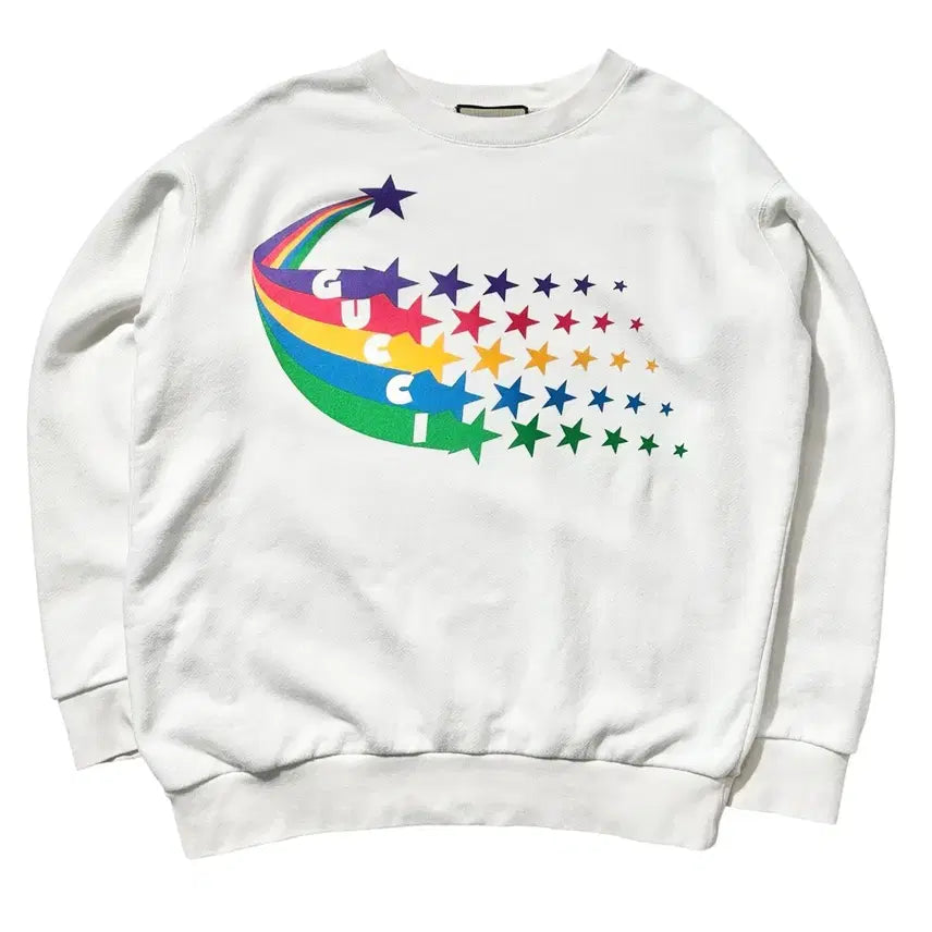 [BUNJANG] Gucci Rainbow Sweatshirt / [XL] Gucci 구찌 레인보우 맨투맨