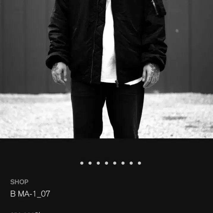 [BUNJANG] Blackout MA-1 Black Jacket / 블랙아웃 ma-1 블랙