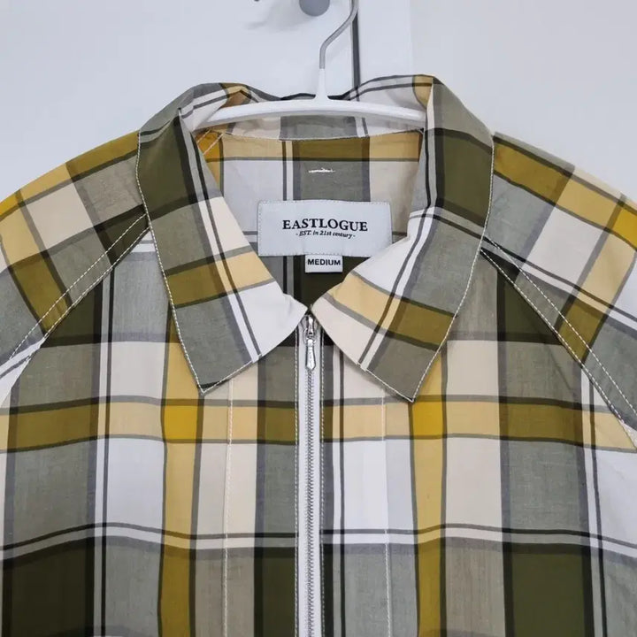 [BUNJANG] Eastlogue Half Zip Check Shirt / M) 이스트로그 하프 집업 체크 셔츠
