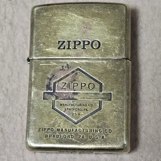 [BUNJANG] Zippo Vintage Gold Lighter / ZIPPO 지포 라이터 빈티지 골드