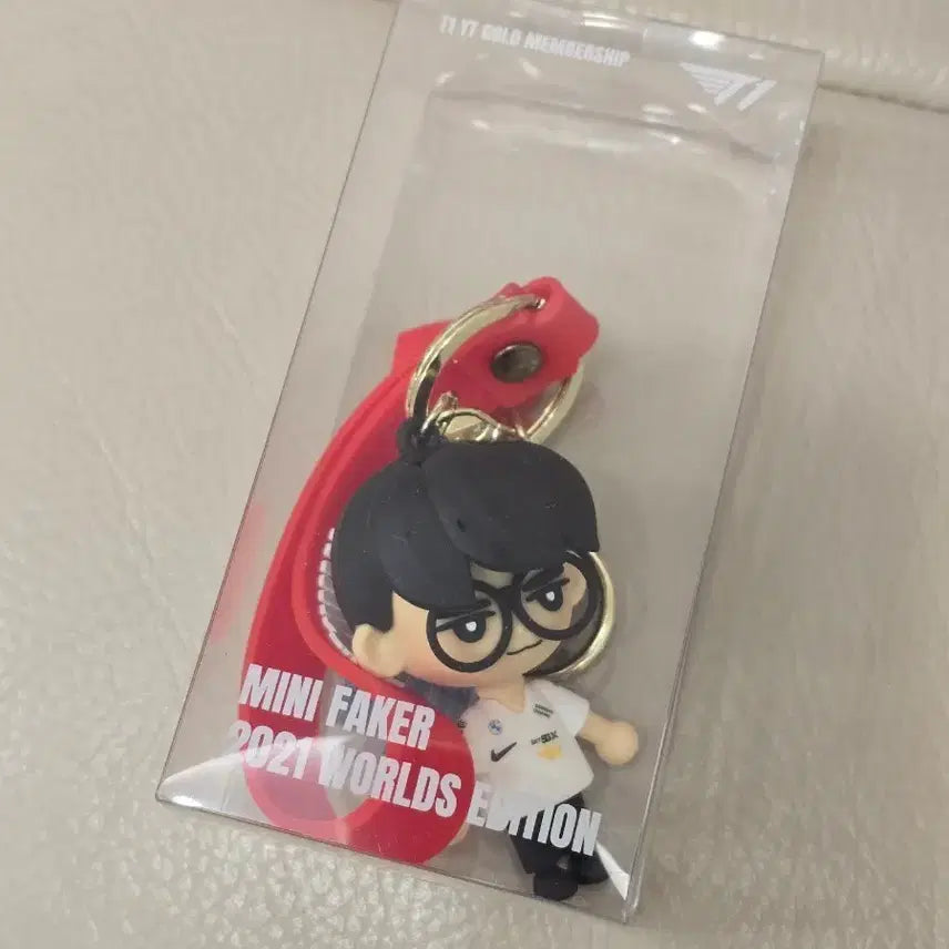 [BUNJANG] T1 Faker Mini Figure Keyring / 2021 t1 멤버쉽 페이커 미니 피규어 키링