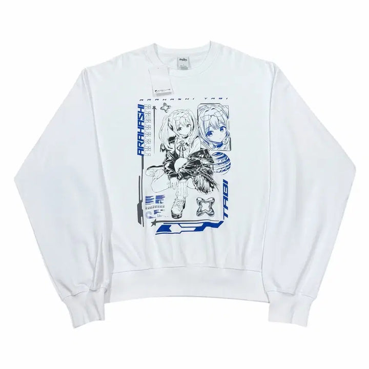 [BUNJANG] Stellive Arashi Tabi Sweatshirt White / 스텔라이브 아라하시 타비 맨투맨 화이트 2