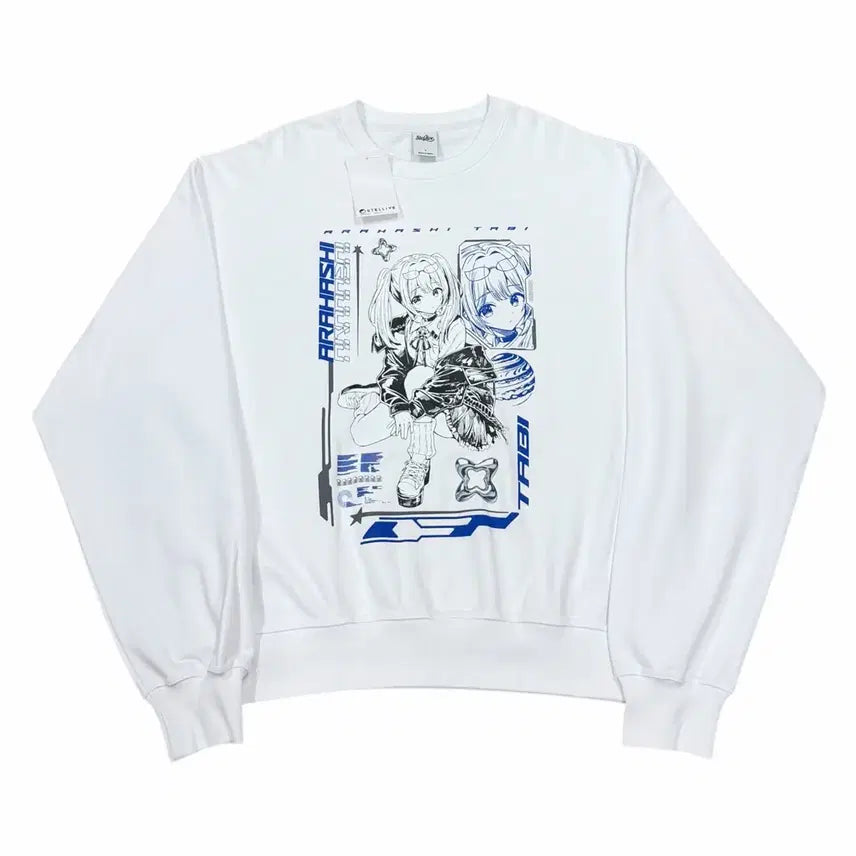 [BUNJANG] Stellive Arashi Tabi Sweatshirt White / 스텔라이브 아라하시 타비 맨투맨 화이트 2