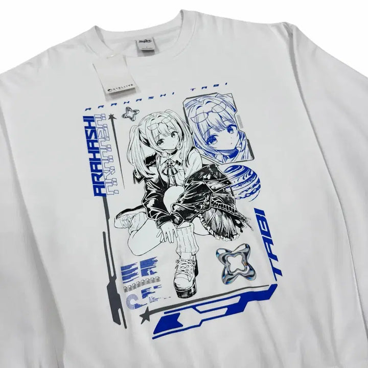 [BUNJANG] Stellive Arashi Tabi Sweatshirt White / 스텔라이브 아라하시 타비 맨투맨 화이트 2
