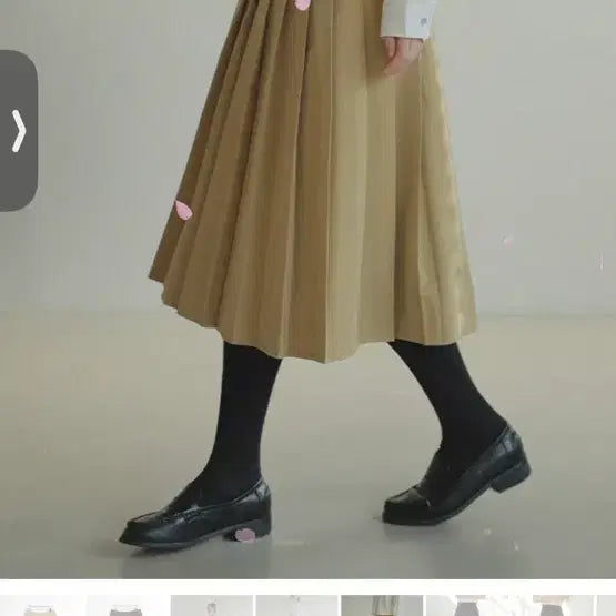 [BUNJANG] Room Packer Silky Cotton Pleated Skirt / 룸패커 실키코튼 플리츠 스커트