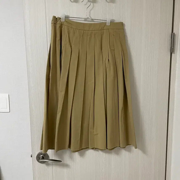 [BUNJANG] Room Packer Silky Cotton Pleated Skirt / 룸패커 실키코튼 플리츠 스커트