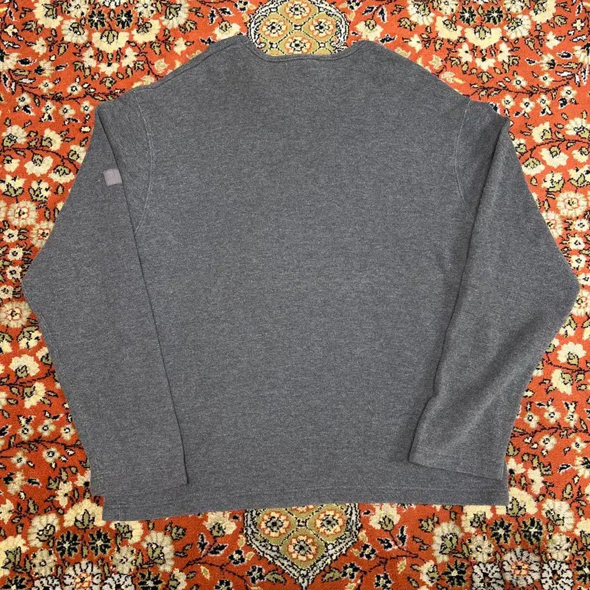 [BUNJANG] DKNY V-Neck Gray Knit Sweater / [XL] DKNY 브이넥 그레이 니트